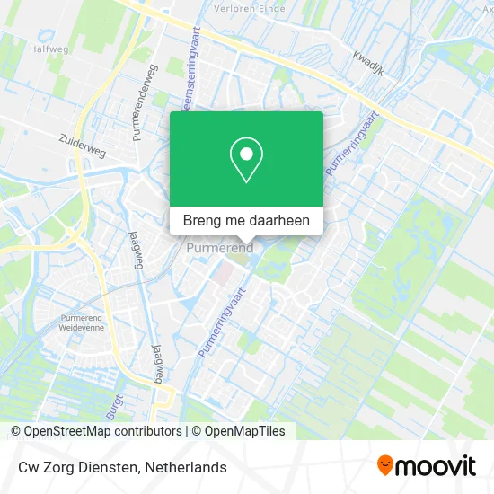 Cw Zorg Diensten kaart
