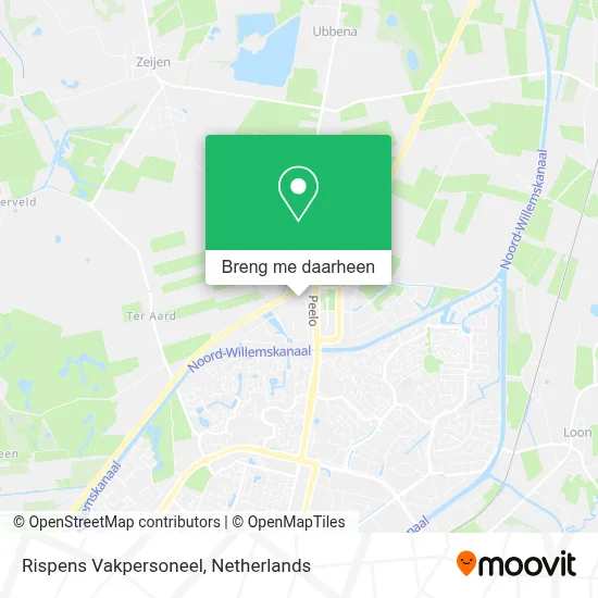 Rispens Vakpersoneel kaart