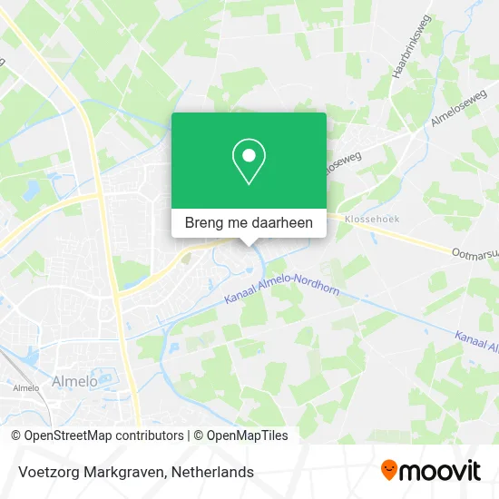Voetzorg Markgraven kaart