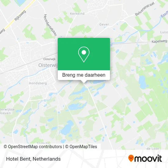 Hotel Bent kaart