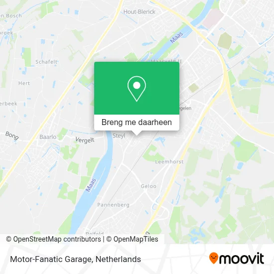Motor-Fanatic Garage kaart