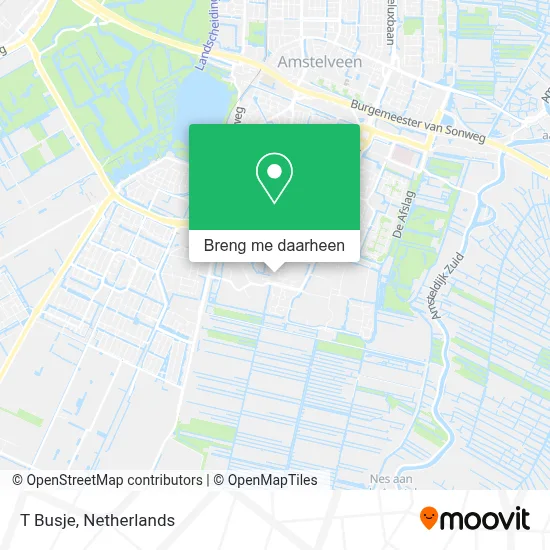 T Busje kaart