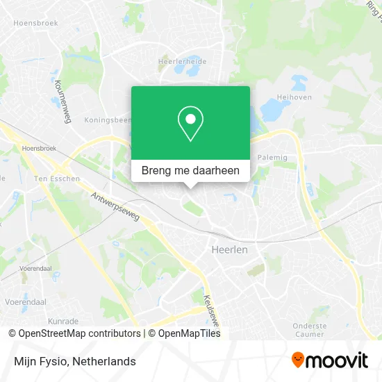 Mijn Fysio kaart