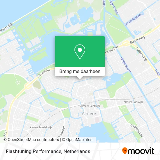Flashtuning Performance kaart