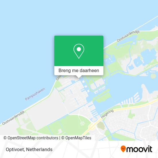 Optivoet kaart