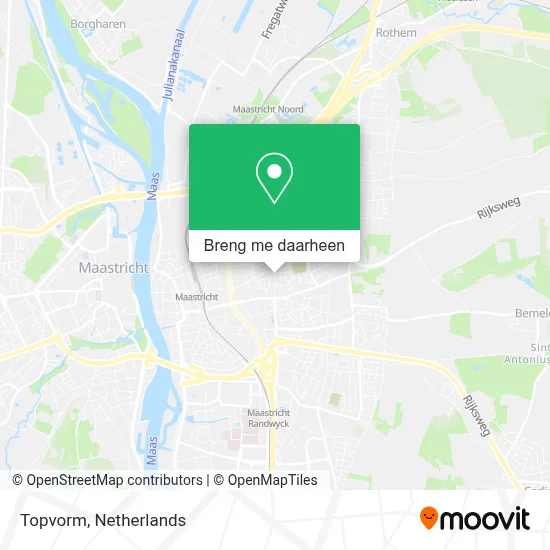 Topvorm kaart