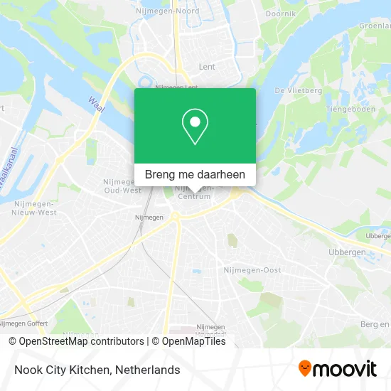 Nook City Kitchen kaart