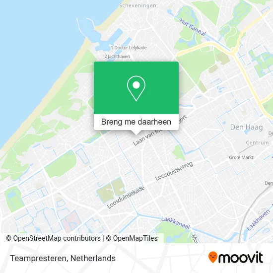 Teampresteren kaart