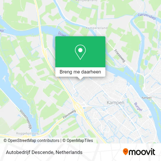 Autobedrijf Descende kaart