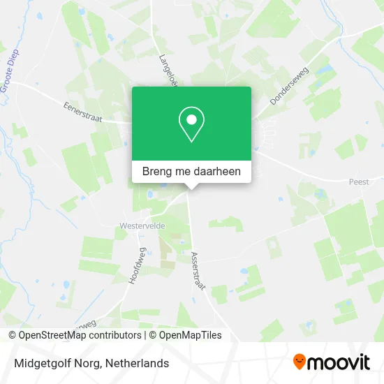Midgetgolf Norg kaart