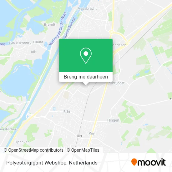 Polyestergigant Webshop kaart