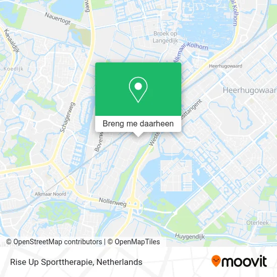 Rise Up Sporttherapie kaart