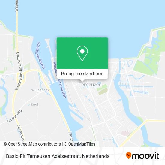 Basic-Fit Terneuzen Axelsestraat kaart