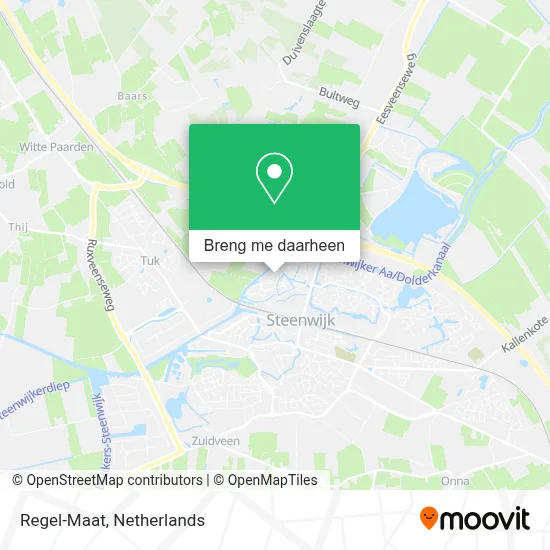 Regel-Maat kaart