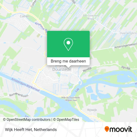 Wijk Heeft Het kaart