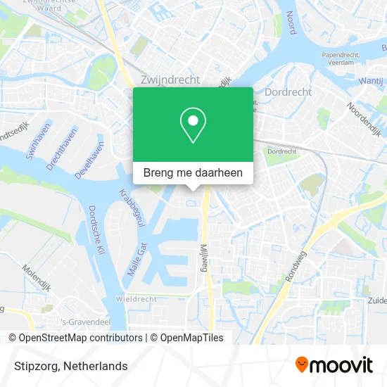 Stipzorg kaart
