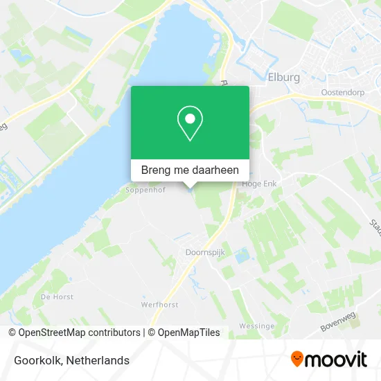 Goorkolk kaart