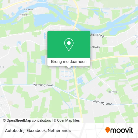 Autobedrijf Gaasbeek kaart