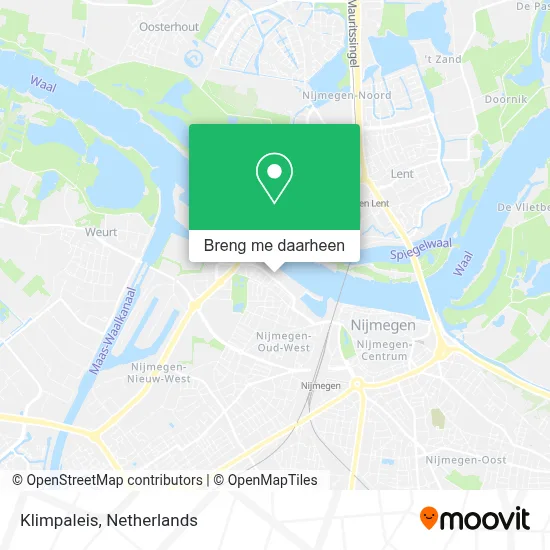 Klimpaleis kaart