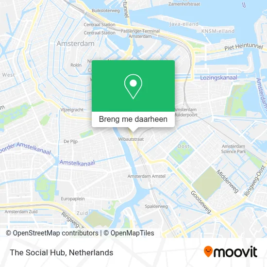 The Social Hub kaart