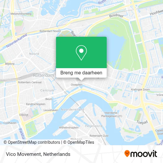 Vico Movement kaart