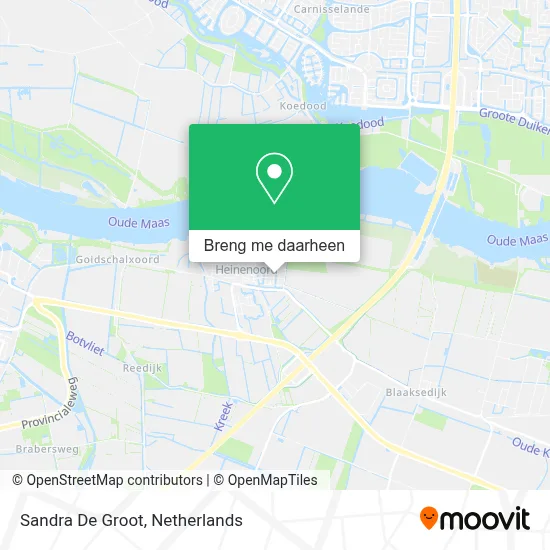 Sandra De Groot kaart