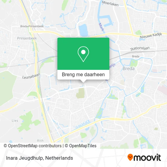 Inara Jeugdhulp kaart