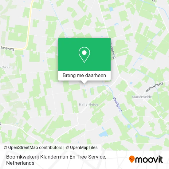 Boomkwekerij Klanderman En Tree-Service kaart