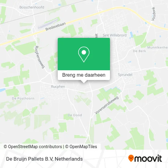 De Bruijn Pallets B.V kaart