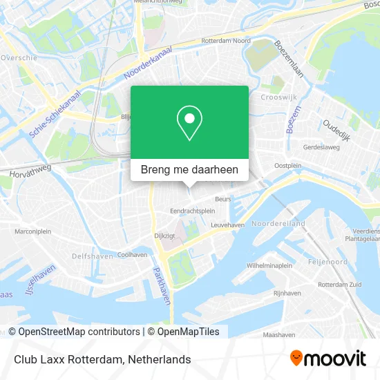 Club Laxx Rotterdam kaart