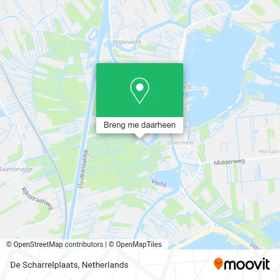 De Scharrelplaats kaart