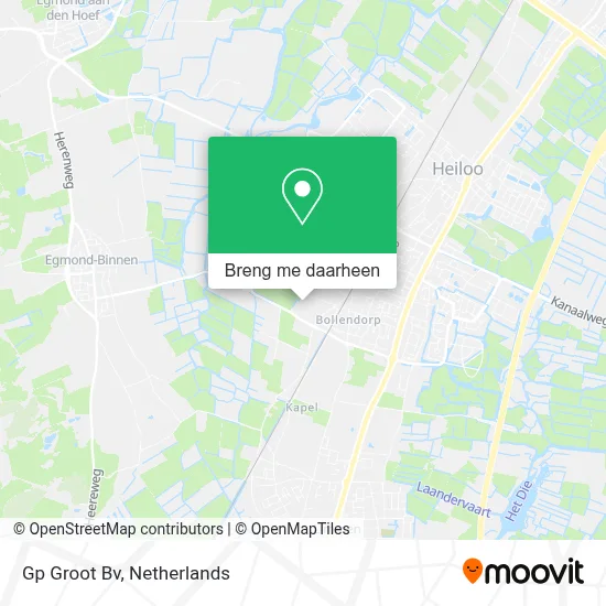 Gp Groot Bv kaart