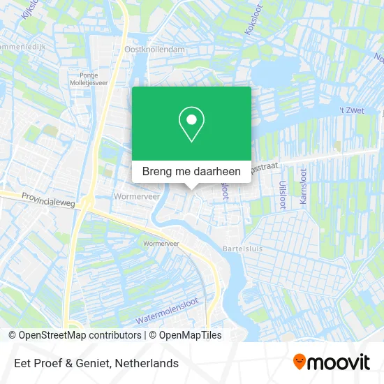 Eet Proef & Geniet kaart