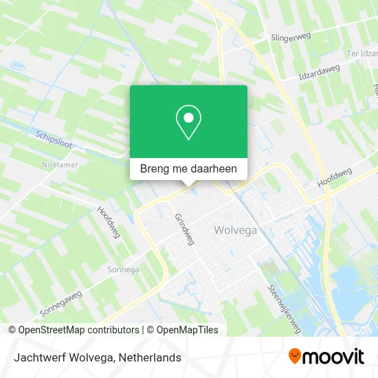 Jachtwerf Wolvega kaart