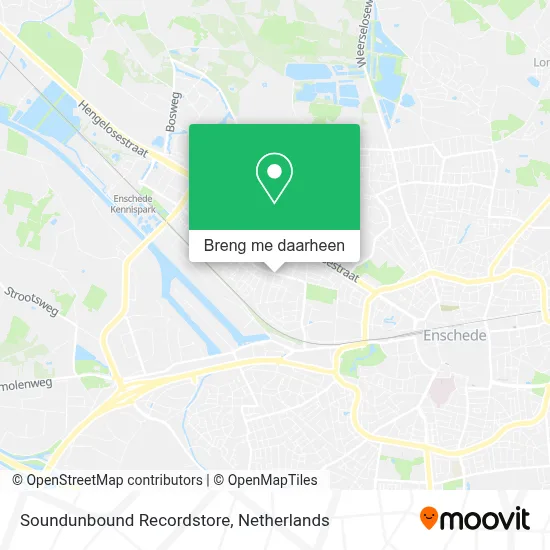 Soundunbound Recordstore kaart