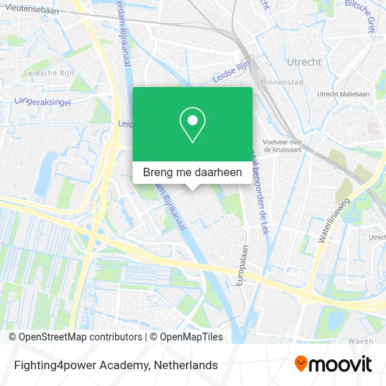 Fighting4power Academy kaart