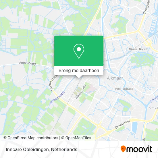 Inncare Opleidingen kaart