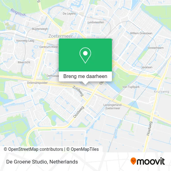 De Groene Studio kaart