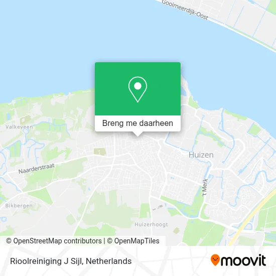 Rioolreiniging J Sijl kaart