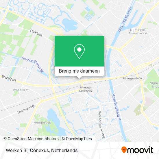 Werken Bij Conexus kaart