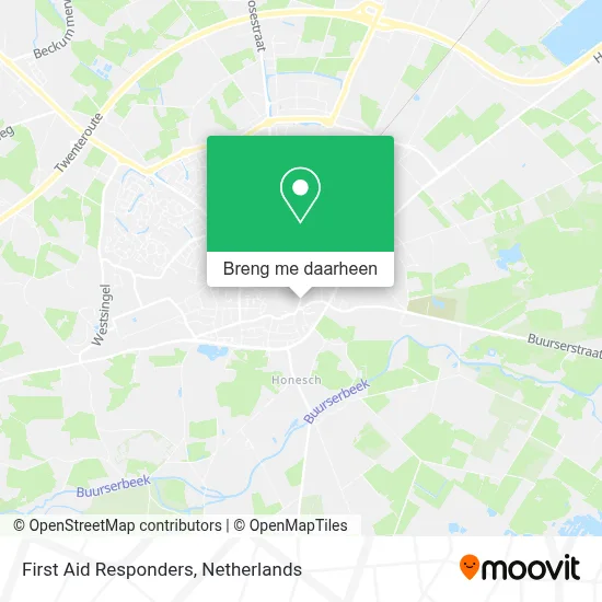 First Aid Responders kaart
