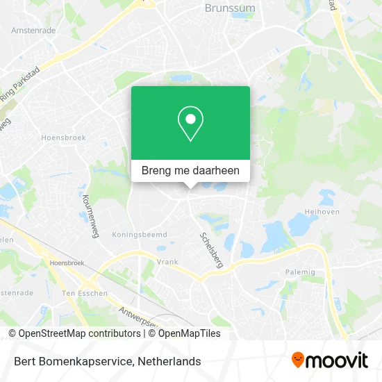Bert Bomenkapservice kaart