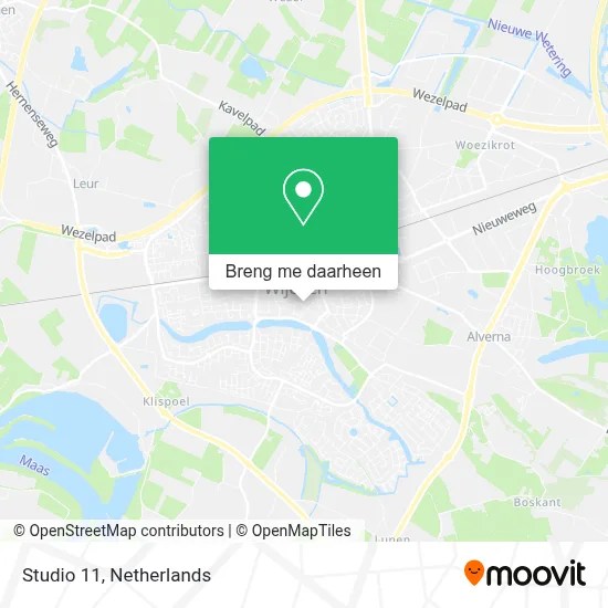 Studio 11 kaart