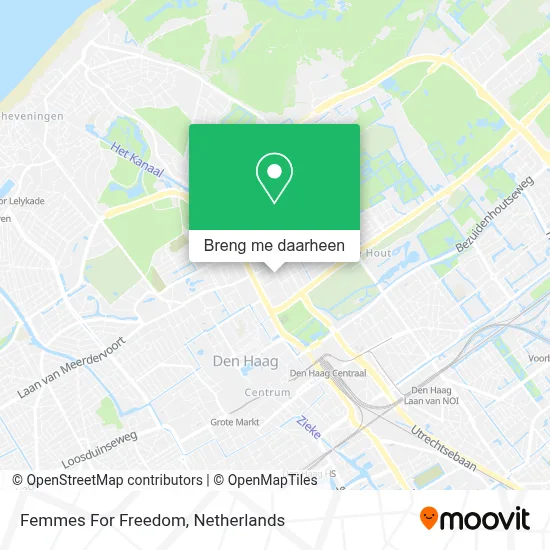 Femmes For Freedom kaart