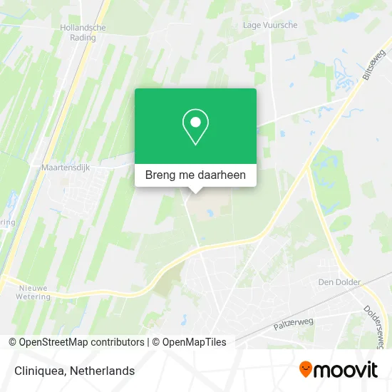 Cliniquea kaart