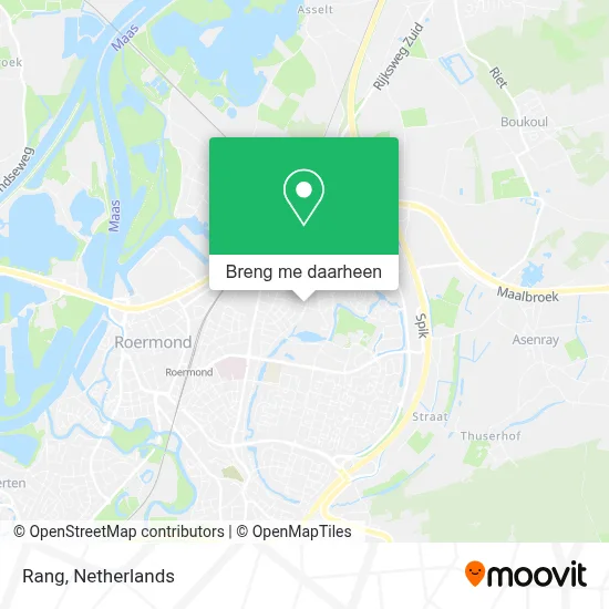 Rang kaart