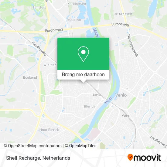Shell Recharge kaart