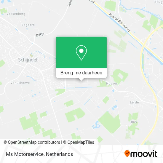 Ms Motorservice kaart