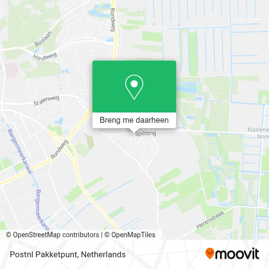 Postnl Pakketpunt kaart