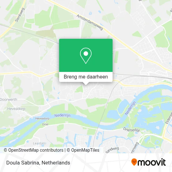 Doula Sabrina kaart